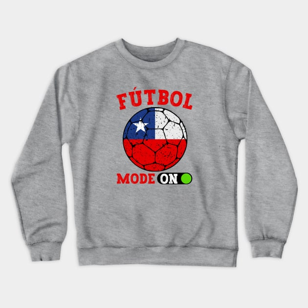 Chile Futbol Crewneck Sweatshirt by footballomatic